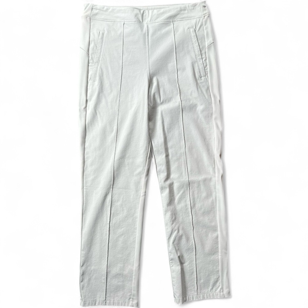Athleta Cropped Pull-On Pants Bone Color Size 8